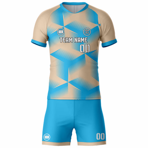 Custom Sublimated Short Sleeve Soccer Uniform Set – Jersey & Shorts