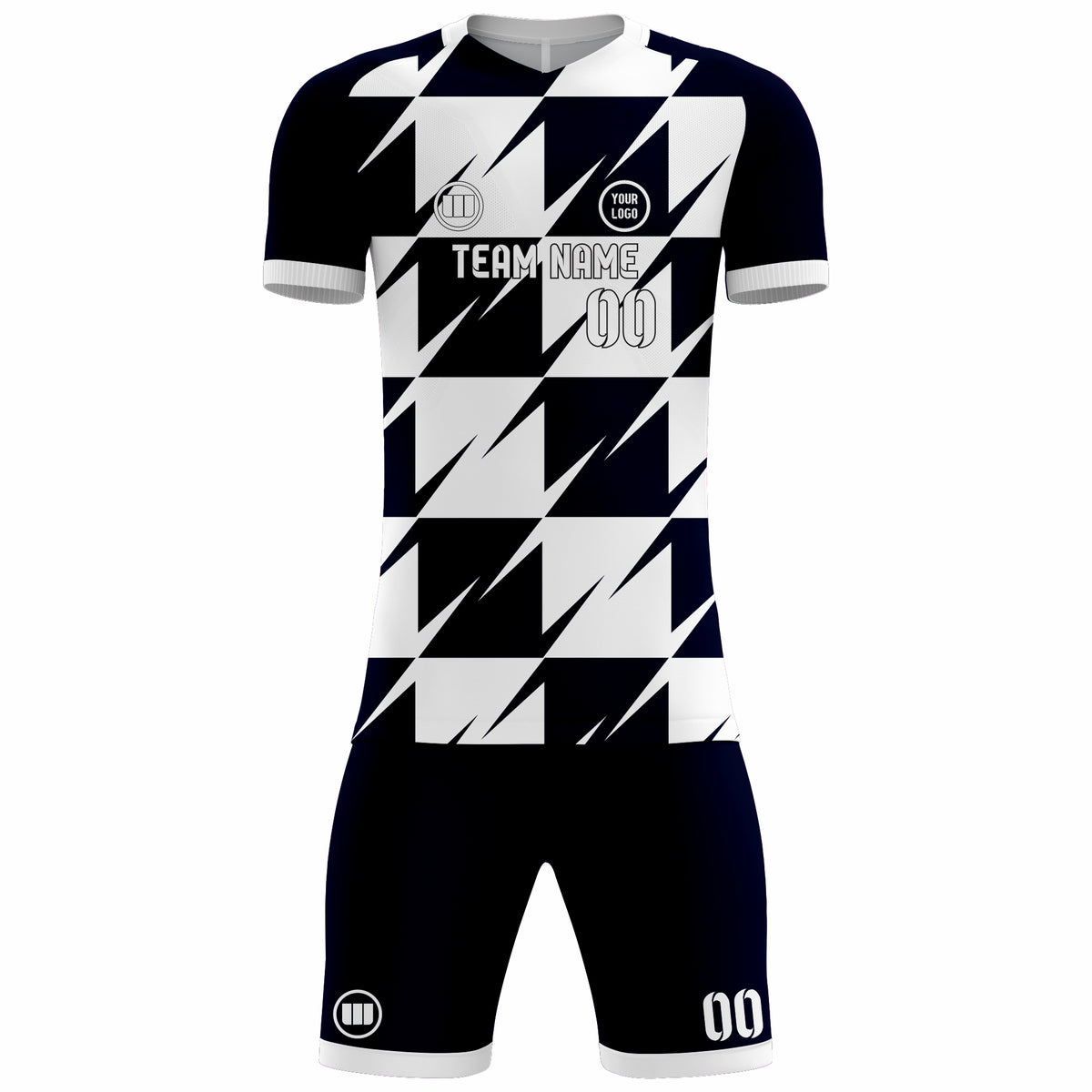 Custom Sublimated Short Sleeve Soccer Uniform Set – Jersey & Shorts