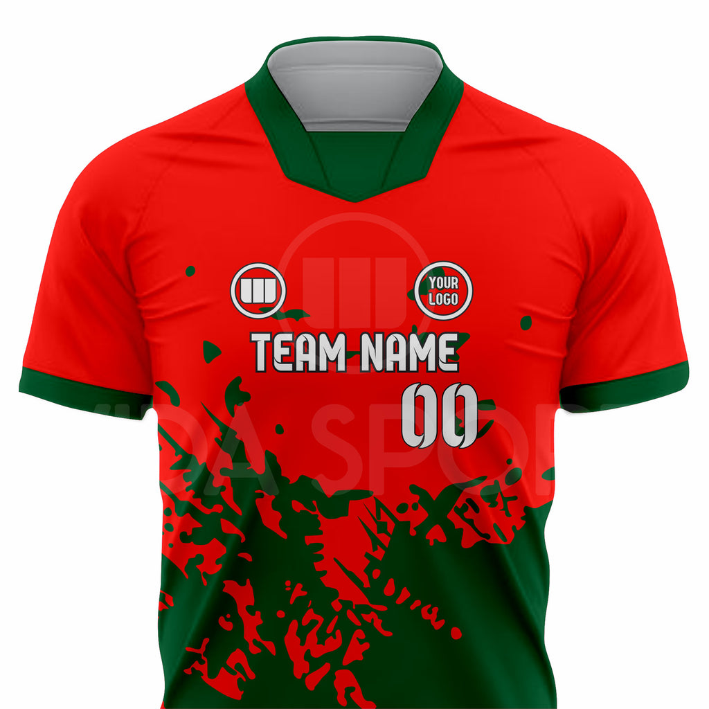 Custom Sublimated Short Sleeve Soccer Uniform Set – Jersey & Shorts